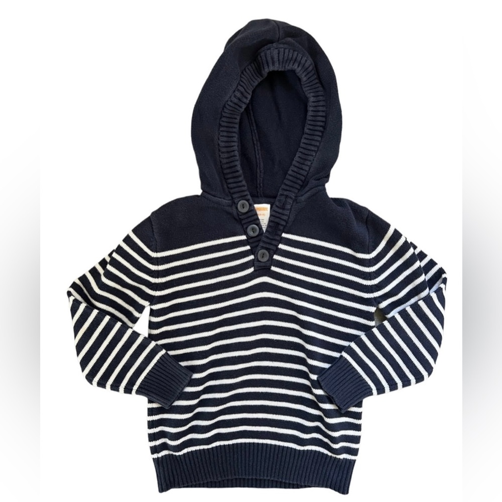 Gymboree Boys Striped Pullover Sweater | S (5-6)